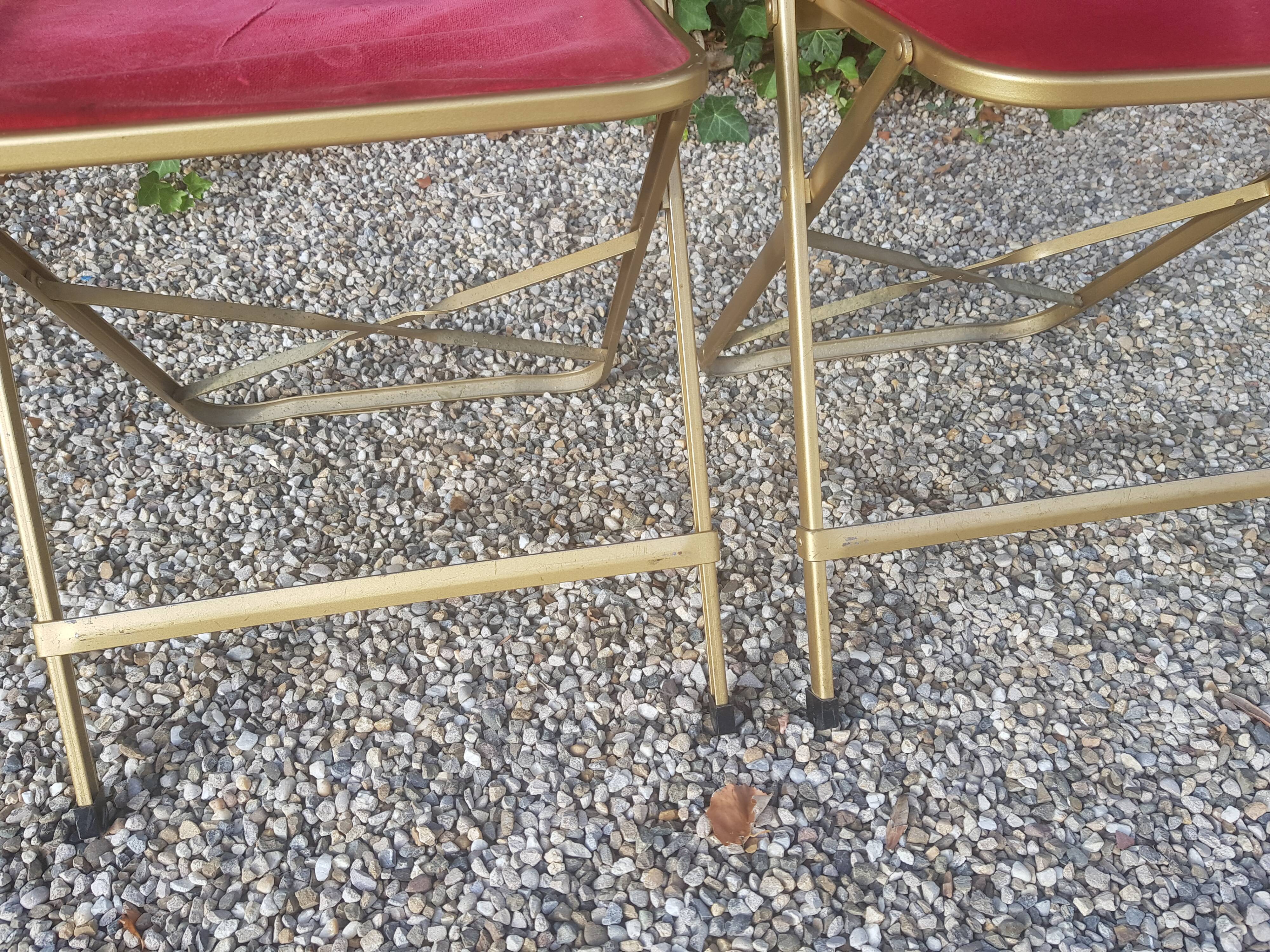Pair of folding chairs