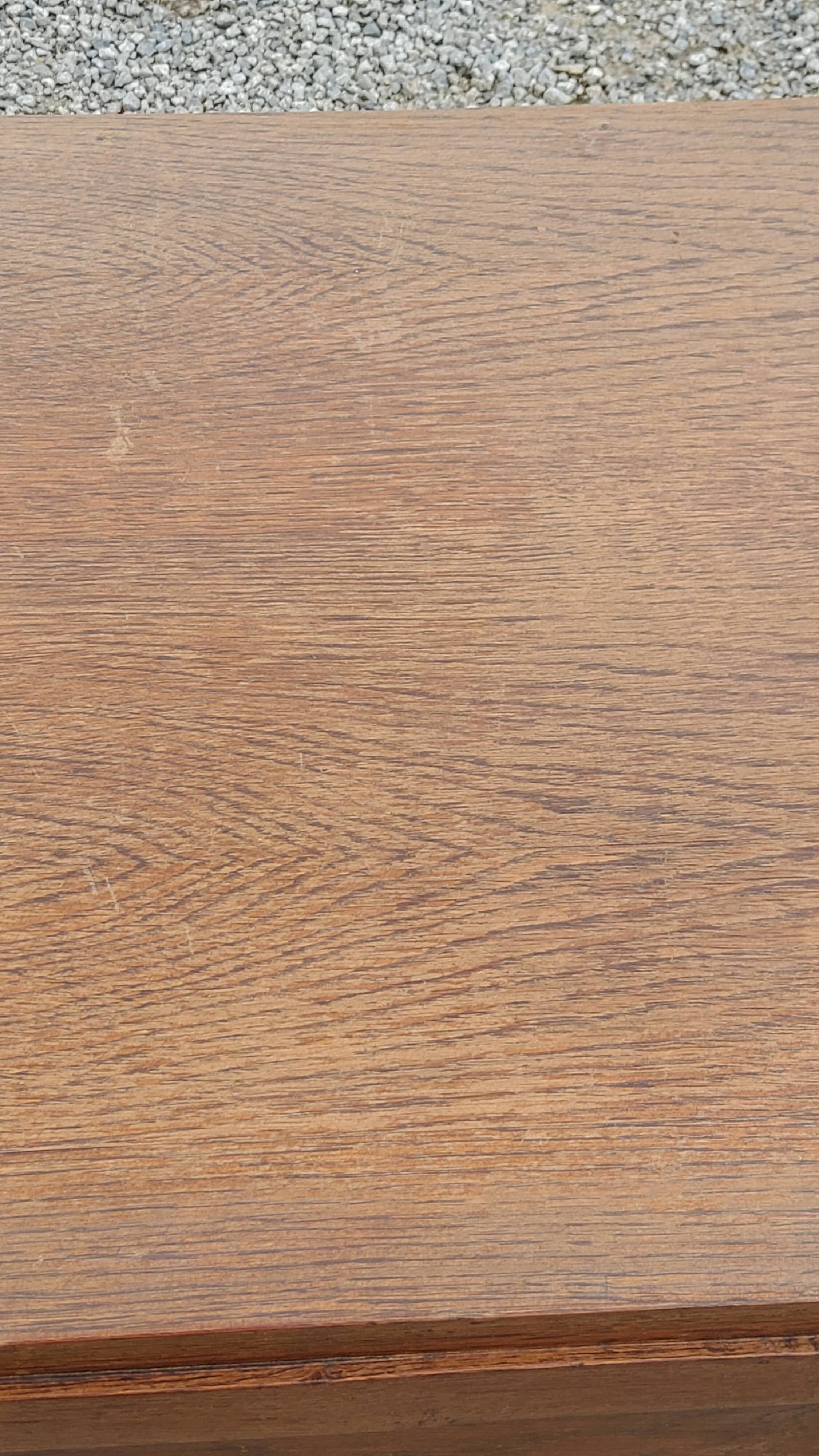 Vintage oak chest of drawers legs compass 3 drawers from the 50s