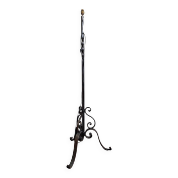 Wrought iron tripod floor lamp from the early 20th century – classical style