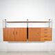 Musterring Tomado Shelving System Teak 1960s  Wall unit Vintage 