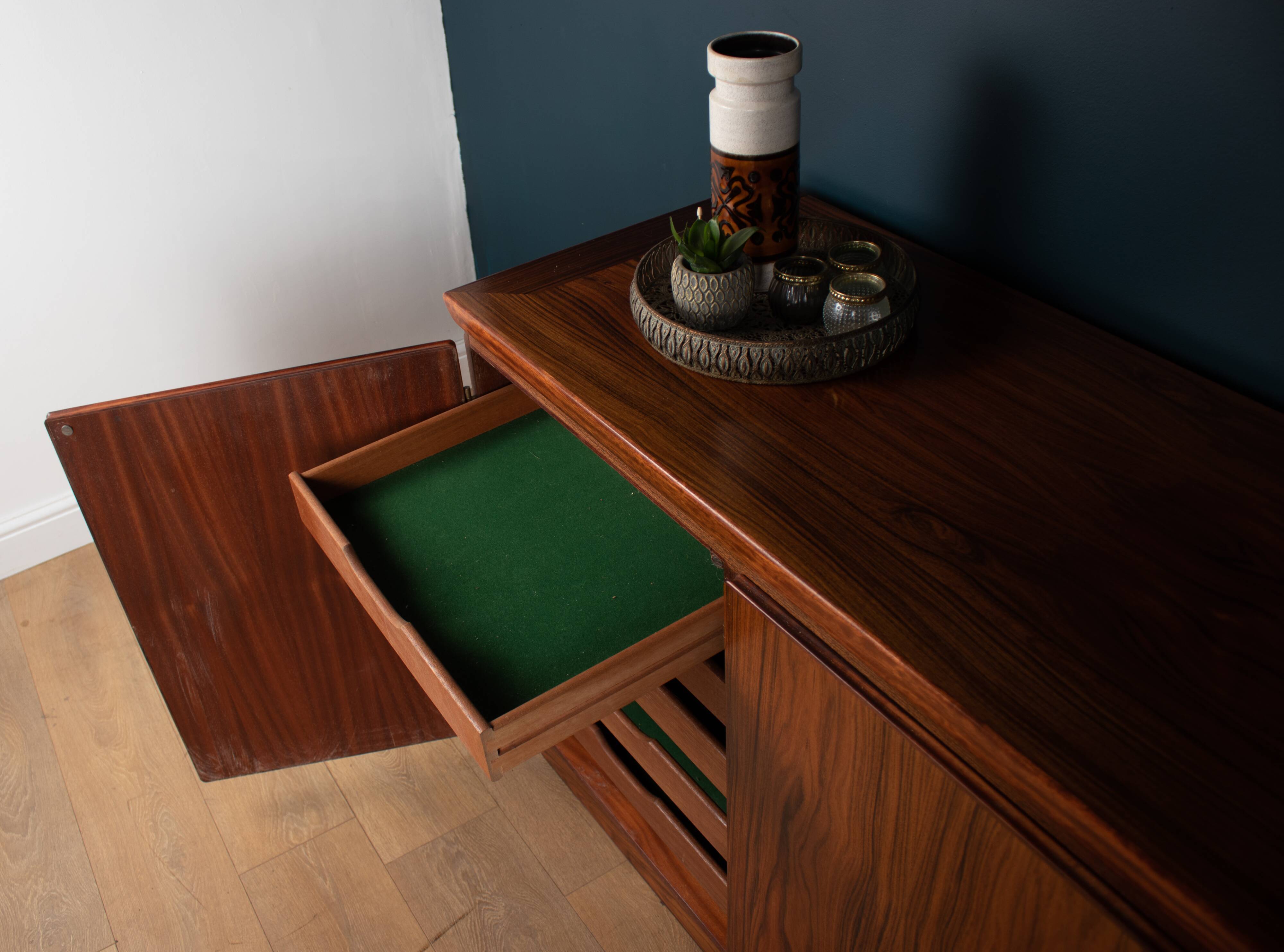 Retro 1970s Danish Rosewood Sideboard By Skovby Møbelfabrik Denmark