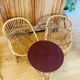 Mid-20th century rattan lounge for garden, terrace, veranda, etc.