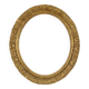 Oval Gold Baroque Frame Classic Rococo Plaster France 58x51cm