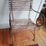 Old garden armchair Arras. 1890