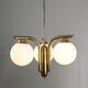 Vintage italian golden angel chandelier