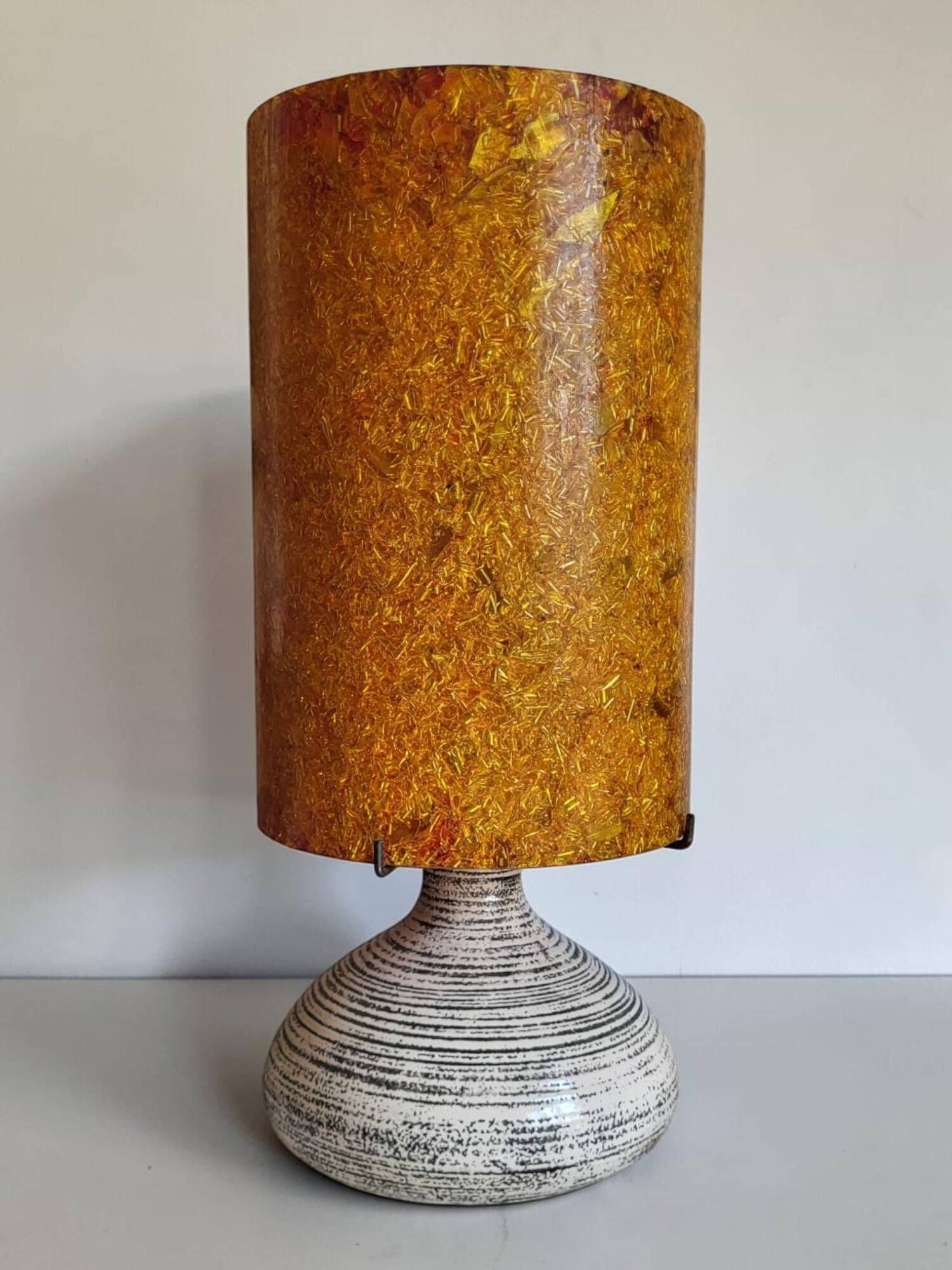 Ceramic lamp Accolay, France, 1970s
