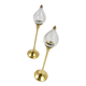 Deux grands porte-bougies à lampe à huile Freddie Andersen Midcentury, Danemark, années 1970