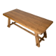 Table en orme par Aranjou France 1970s