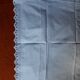 Old pillowcase in white and flying cotton embroidery english