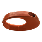 Orange geometric ceramic shape