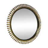 Miroir mural en laiton par Vereinigte Werkstätten, 1950