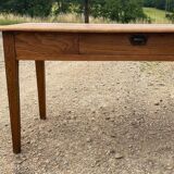 Oak table with a drawer early 20th