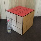 Vintage coffee table rubik's cube sofa tip faience tile