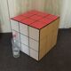 Vintage coffee table rubik's cube sofa tip faience tile