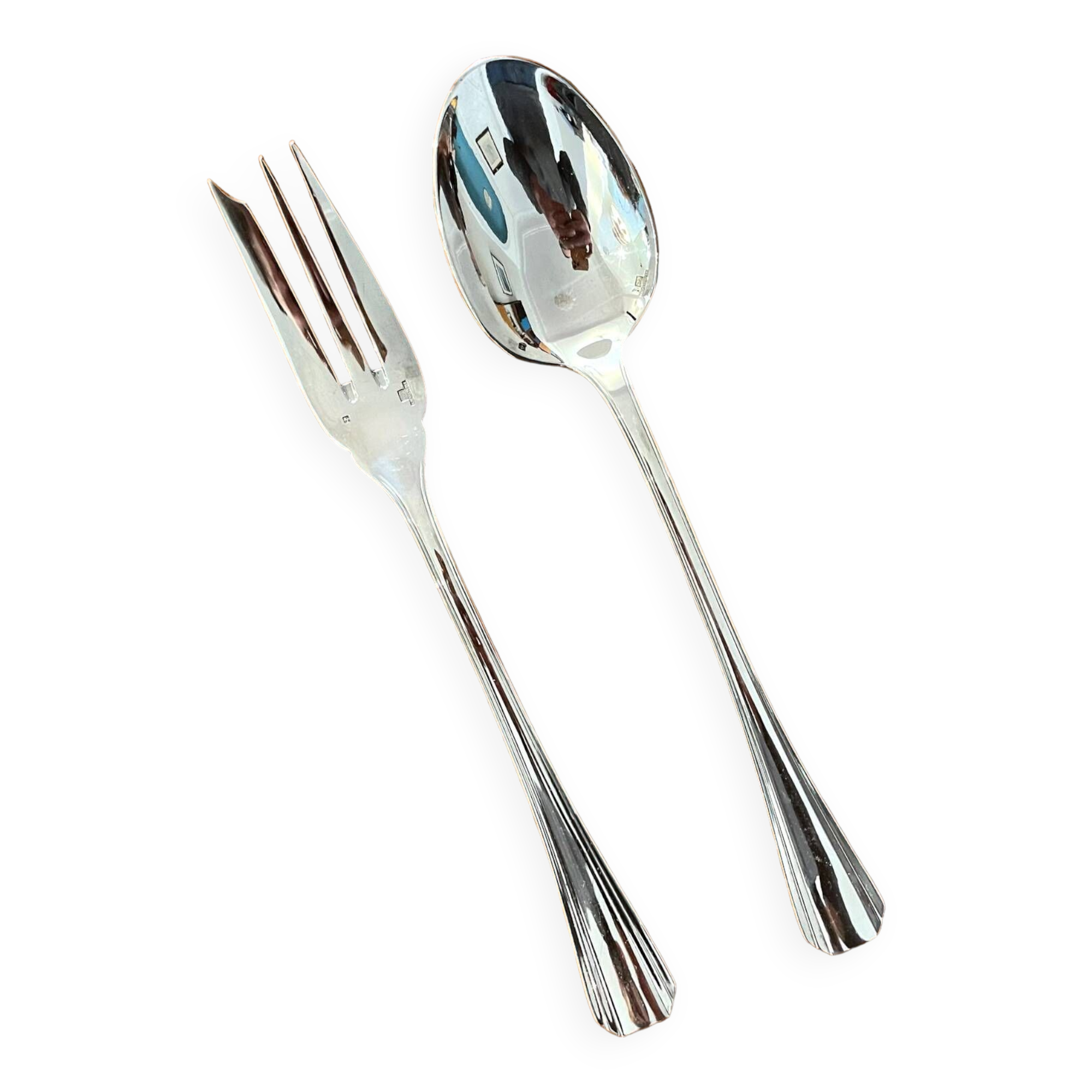 Christofle boréal, 2 serving cutlery very good condition