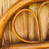 Vintage rattan mirror