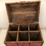 Bar safe in exotic wood red color