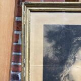 Engraving of a woman.