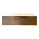 Low ivory lacquered enfilade, smoked mirror & brass JC Mahey, design 1970.