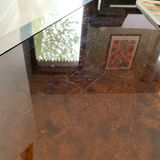 Bright coffee table from the 70s