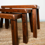 Oak nesting tables