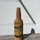 Large vintage woven rattan vase 1960s