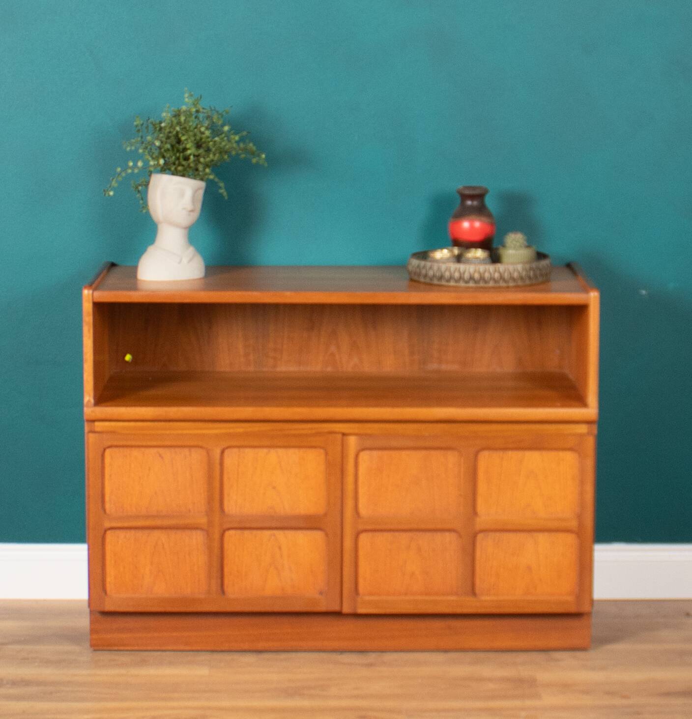 Retro Teak 1960s Nathan Squares Retro Teak 1960s Nathan Squares Mid id Century Sideboard TV Cabinet