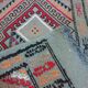 Blue berber kilim in pure wool carpet 54x103cm