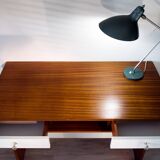 Office 70s mahogany and white
