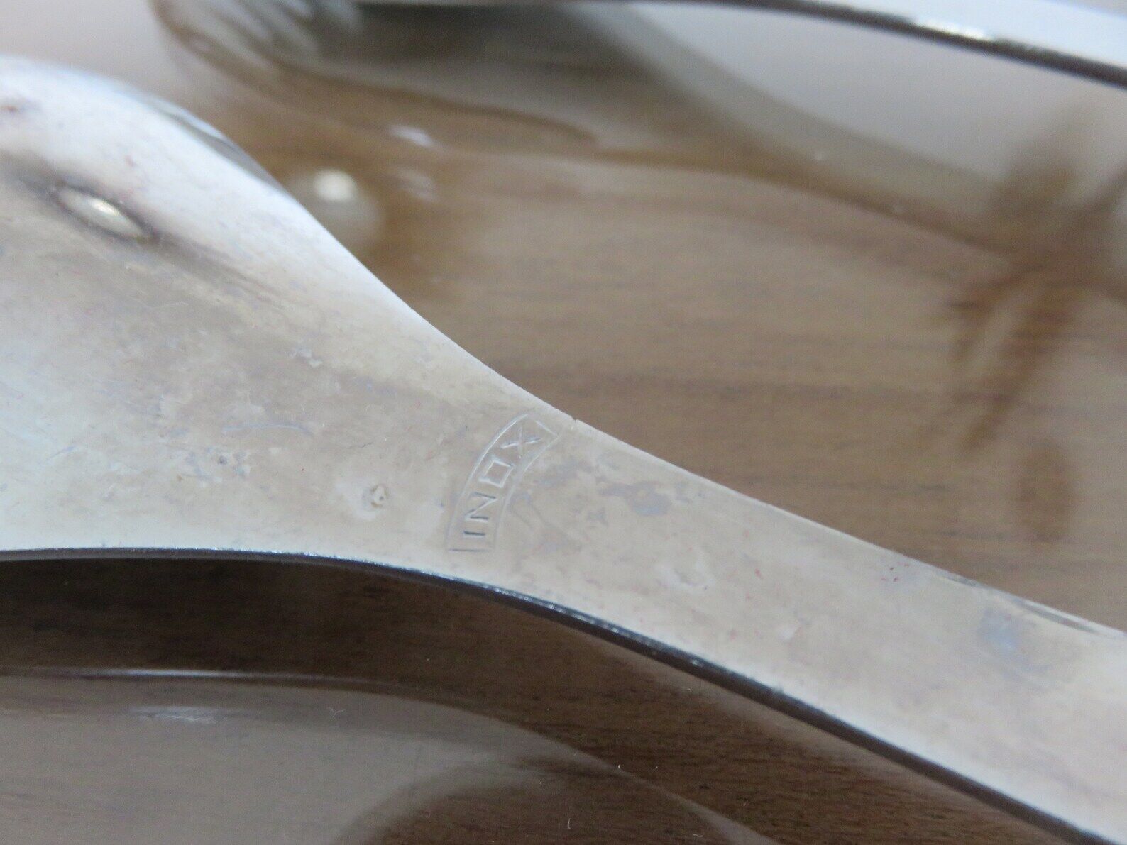 Bamboo sleeve salad cutlery 50s 60s