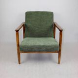 Green Olive GFM-142 Armchair attributed to Edmund Homa, 1970s