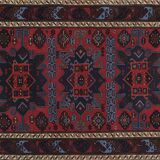Vintage Turkish Oushak Handwoven Rug 130x173 cm