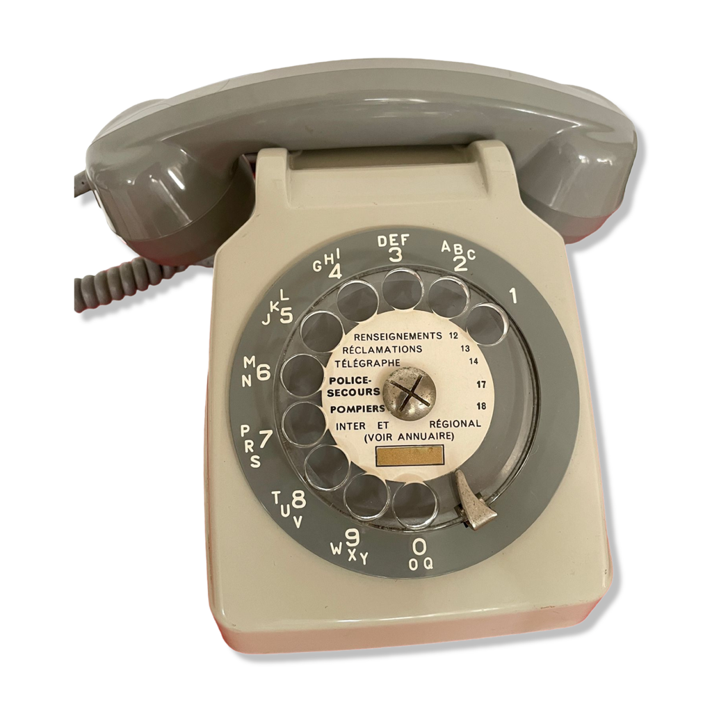 Téléphone à cadran vintage – modèle Socotel S63 - Décoration