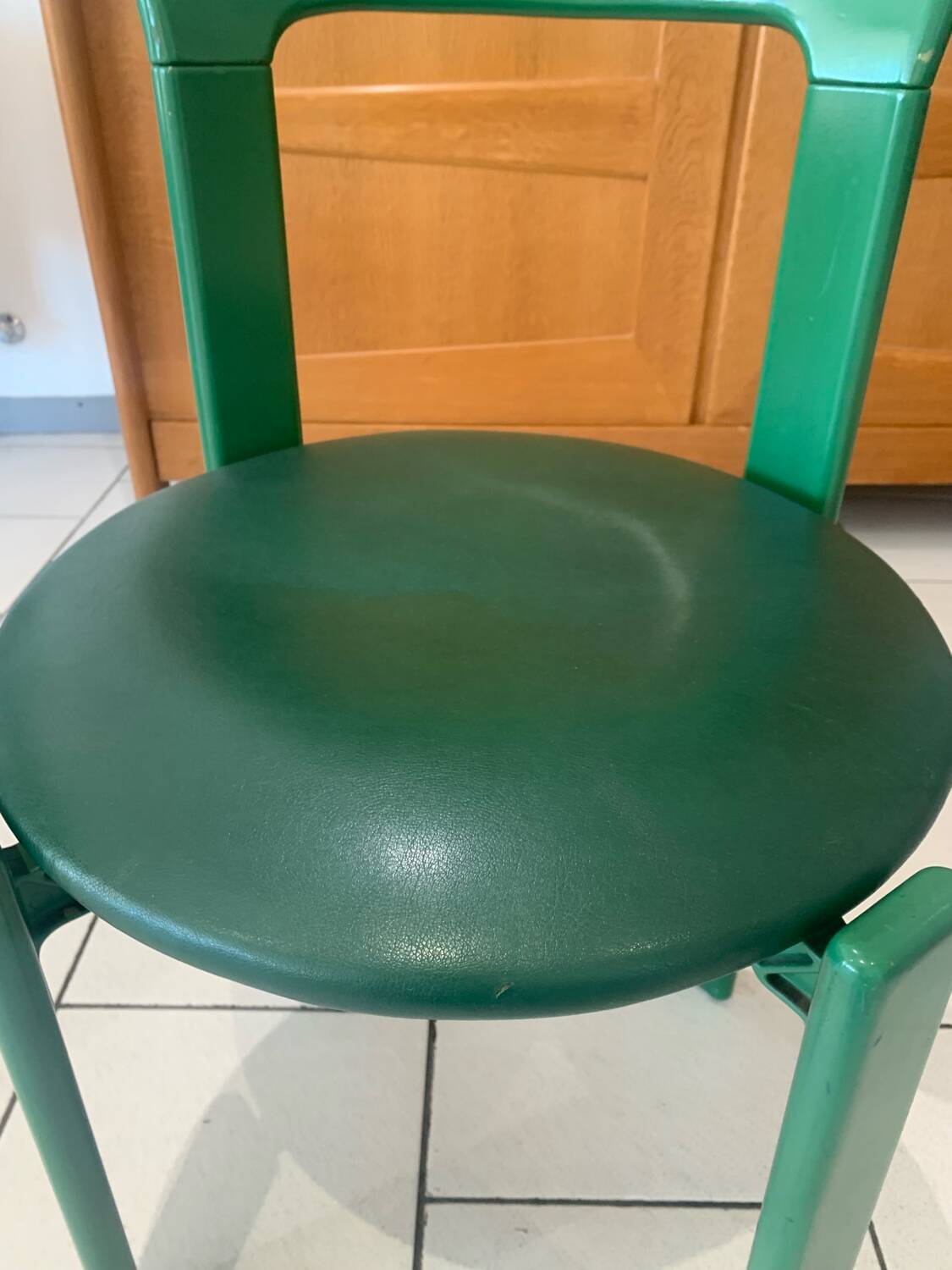Bruno Rey Vintage Green Chair (4)