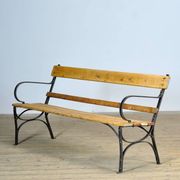 Banc de parc en fer riveté, années 1920