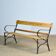 Riveted Iron Park Bench, 1920’s