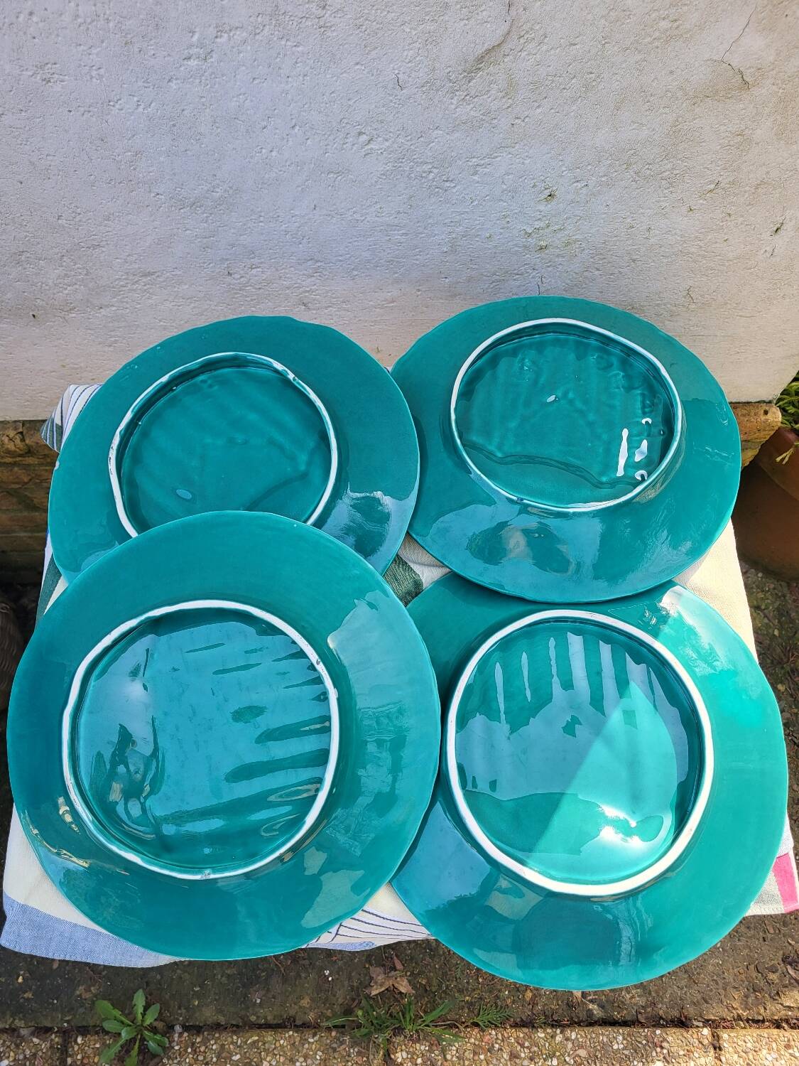 Assiette barbotine