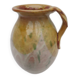 Ceramic jug, provencal style, nice size, with handle