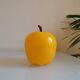 Vintage yellow apple ice bucket or ice cubes 1970 70's