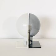 White-gray SIRIO lamp by Brazzoli & Lampa for Guzzini, Italy 1970s