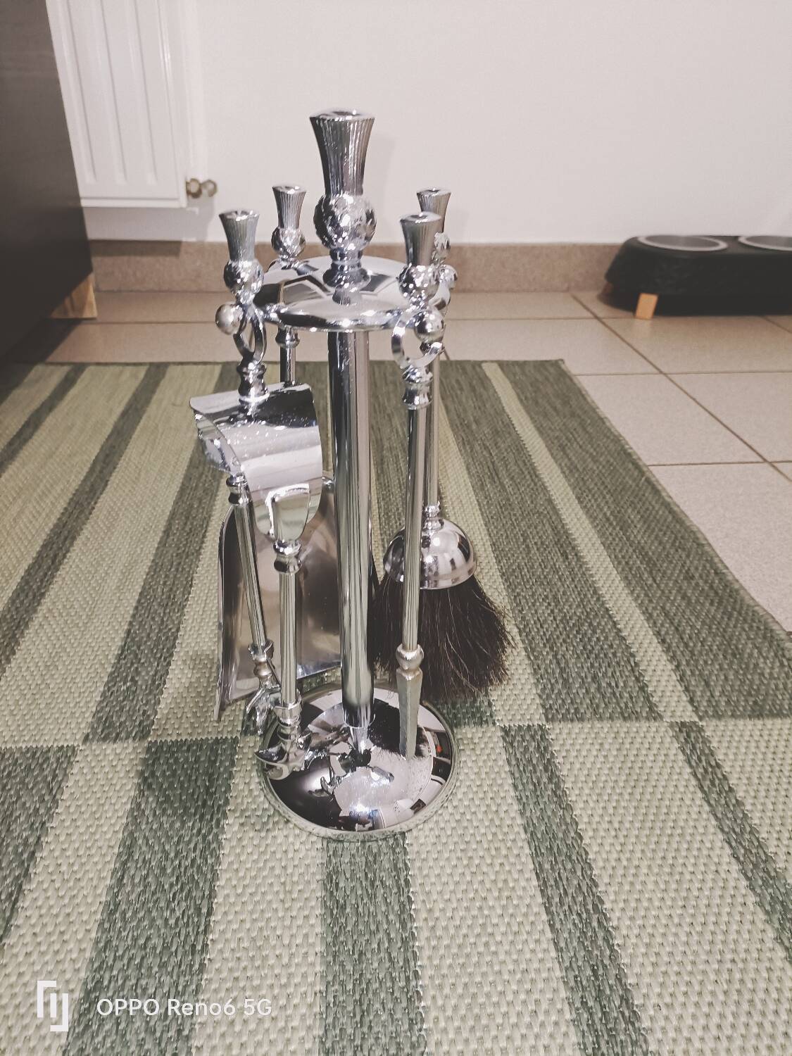 Old little fireplace servant