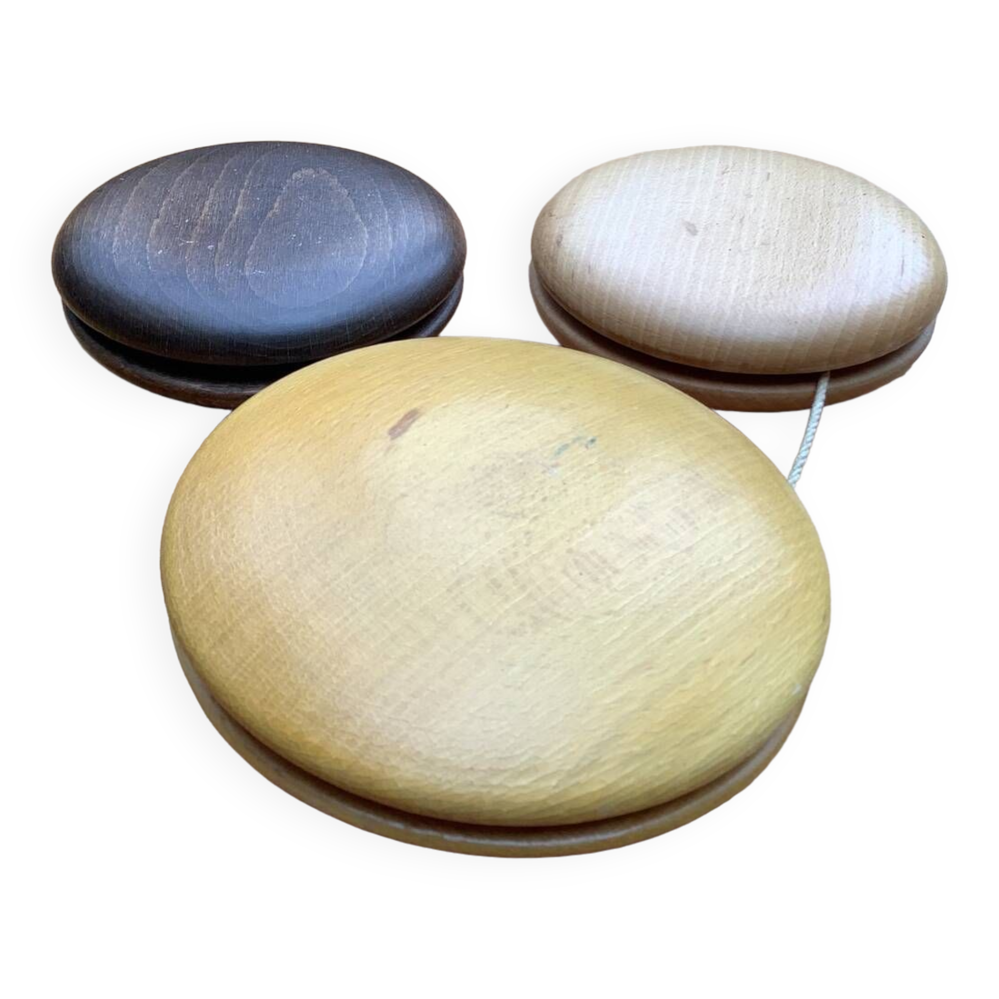 3 vintage yoyos