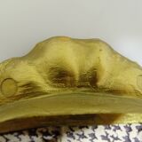 Baroque-style gold mirror 62 cm by 45 cm