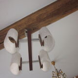 Scandinavian teak chandelier