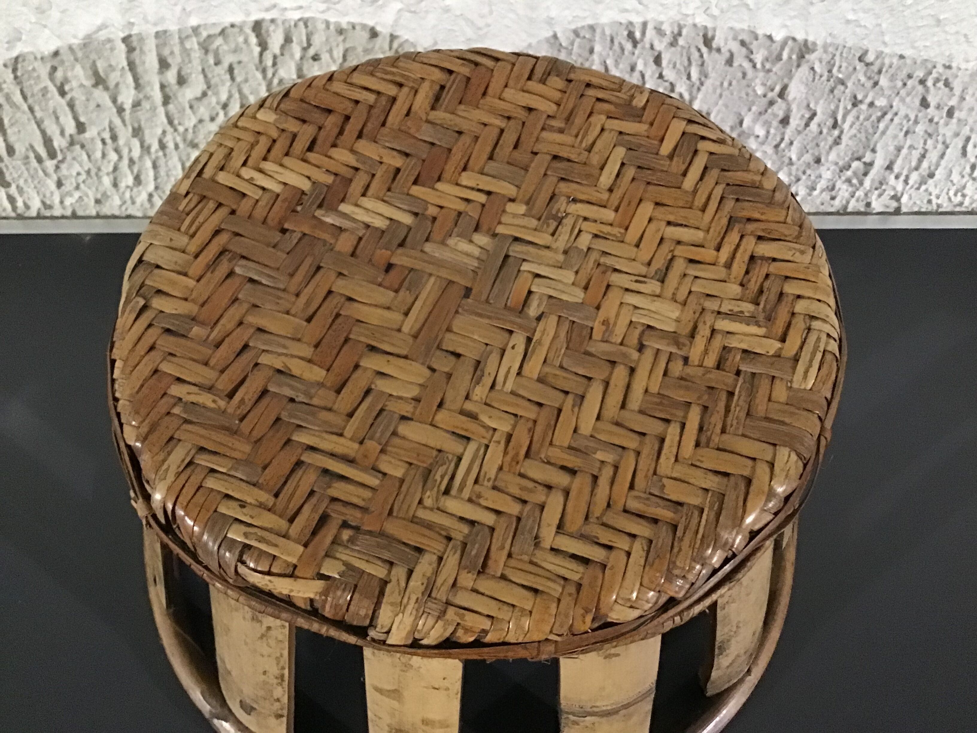 Tabouret bas indien