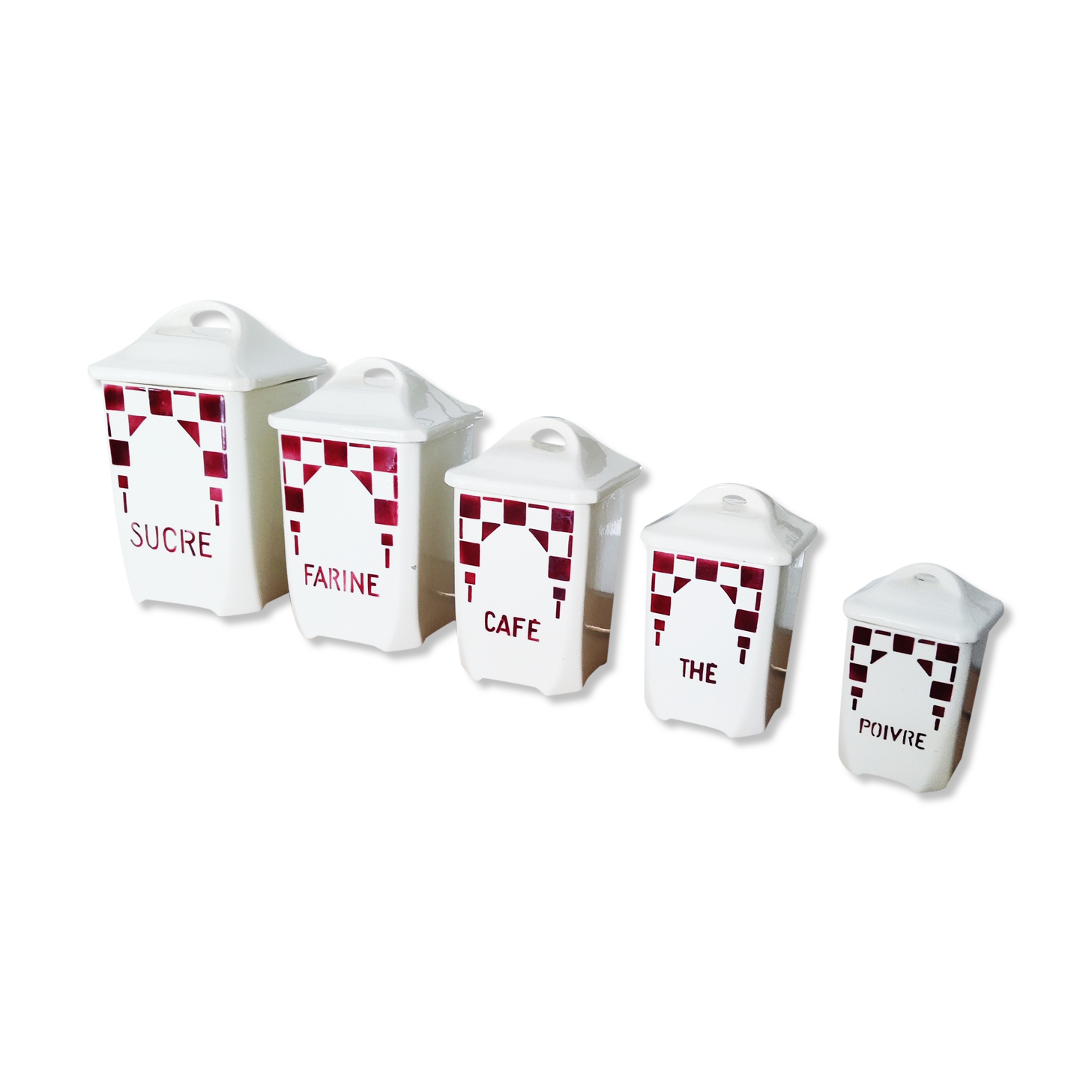 Lot de 5 pots à épices
