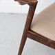 Dining chairs in rosewood, model 42, by Kai Kristiansen.