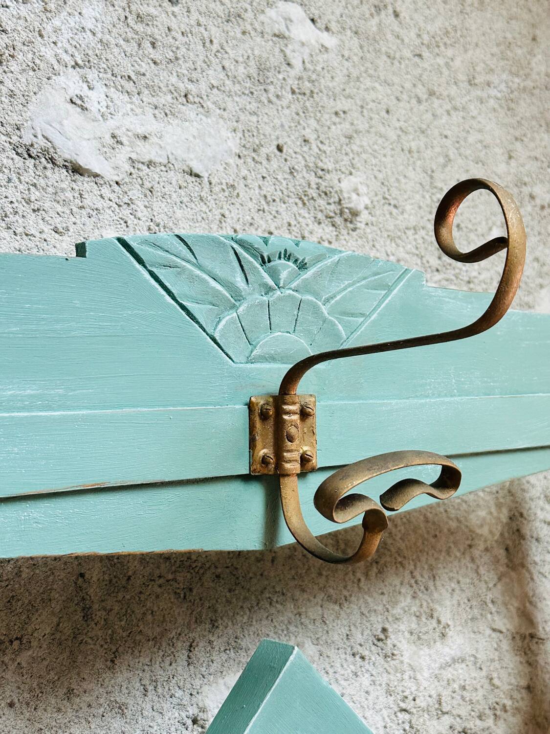 Art Deco coat rack cloakroom