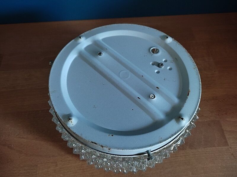 Ceiling lamp original star wall lamp in old molded glass