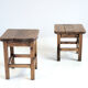 Paire de tabourets de maquignon, France 1950